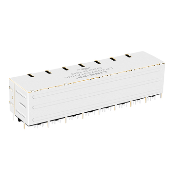 RM9-11UVRV1Q Compatible LPJG87531AHNL 1000 Base-T RJ45 2x8 Port PCB Connectors with Green/Yellow Leds image 2