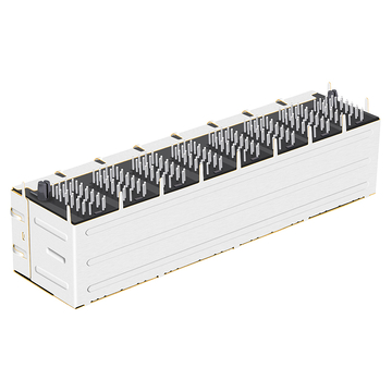 RM9-11UVRV1Q Compatible LPJG87531AHNL 1000 Base-T RJ45 2x8 Port PCB Connectors with Green/Yellow Leds image 5
