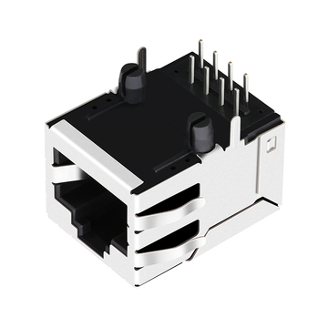 RT7-104AG41A Compatible LPJ16208CYNL 10/100 Base-T RJ45 8P8C Female PCB Jack Single Port Tab Up Without Led image 4