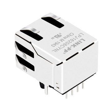 RT7-104AG41A Compatible LPJ16208CYNL 10/100 Base-T RJ45 8P8C Female PCB Jack Single Port Tab Up Without Led image 5