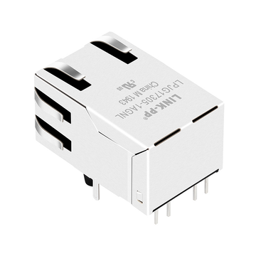 RTA-144AAK1A Compatible LPJG17305-1AGNL 100/1000 Base-T Single Port Magnetic RJ45 Jack transformer Tab Up Yellow/Green Led image 3