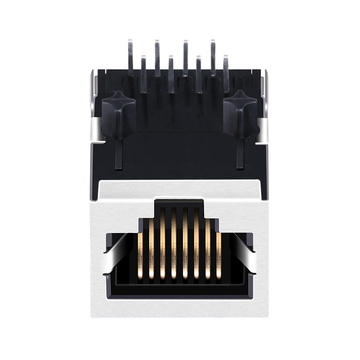 LPJE160XDNL Shielded RJ45 PCB Jack Side Entry without Magnetics transformer Tab Down Without Led image 2