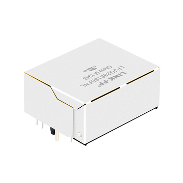 LPJG28818BFNL RJ45 1x2 Port PCB Connectors 1000 Base-T Tab Up Green/Green Leds image 3