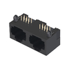 LPJE201NNL Conector modular RJ1 de 2X45 puertos sin lengüeta magnética ARRIBA Sin LED imagen en miniatura 3