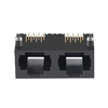 Pulso E5J88-00AJG2-L Compatible LINK-PP LPJE201NNL Conector modular RJ1 de 2X45 puertos sin lengüeta magnética ARRIBA Sin LED imagen en miniatura 5