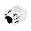 LPJ19187CNL 10/100 Base-T SMT RJ45 Connector With Magnetics Tab Down Without LED thumb image 1