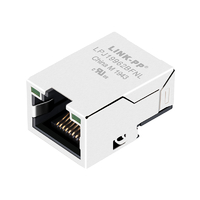 Wurth 7498210220A Συμβατό LINK-PP LPJ19962BFNL 10/100Mbps SMT RJ45 POE Jack με μαγνητική Tab Up Green/Green Led