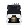 LPJ0188CNL Connecteur PoE RJ10 100/45 Base-T avec languette magnétique à port unique vers le bas sans image de pouce LED 2