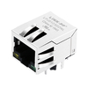 LPJ0123GDNL 10/100 Base-T Single Port RJ45 POE+ Magnetics Connector Tab Down Yellow/Green Led thumb image 1