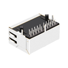 LPJGF26856CNL 1000 Base-T 1x2 RJ45 Magjack Tab Down Without LED thumb image 2