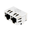 LPJGF26856CNL 1000 Base-T 1x2 RJ45 Magjack Tab Down Without LED thumb image 1