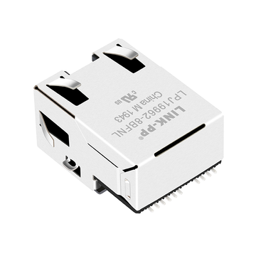 LPJ19961CNL 10/100Mbps SMT RJ45 POE Magnetics Jack Tab Up Without Led image 2
