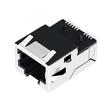LPJ19961CNL 10/100Mbps SMT RJ45 POE Magnetics Jack Tab Up Without Led image 3