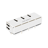 LPJK46051AONL 1000 Base-T 1x4 PoE RJ45 Magjack Tab Up Orange&Green/Yellow LED thumb image 2