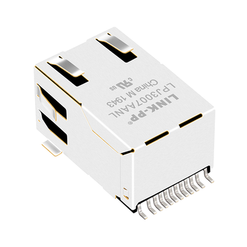 LPJ3007AANL 10/100 Base-T Magnetics RJ45 Jack Surface Mount Tab Up Yellow/Green Led image 3