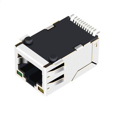 wurth 74980111211 compatible link-pp lpj3007aanl 10 100 base-t smt rj45 magjack tab up yellow green led image 4