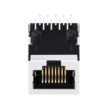 Совместимость с Halo HFJ11-RPE36E-S1RL LINK-PP LPJ4164DNL 10/100 Base-T Однопортовый RJ45 POE разъем для печатной платы, с фиксатором и светодиодом, изображение 2
