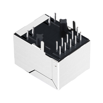 LPJG0924H23NL 100/1000 Base-T Single Port RJ45 Pcb Mount Jack with transformer Tab Down Yellow/Orange&Green Led image 2