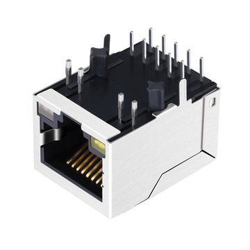 LPJG0924H23NL 100/1000 Base-T Single Port RJ45 Pcb Mount Jack with transformer Tab Down Yellow/Orange&Green Led image 5