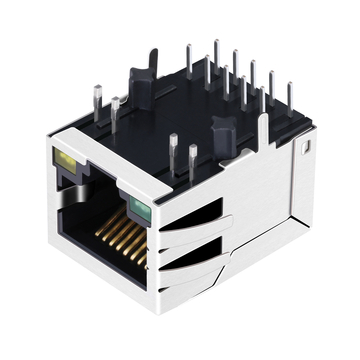 Halo HFJ11-E1G46E-L12RL Compatible LPJG4918GENL 100/1000 Base-T Single Port RJ45 Magnetic Jack Tab Down Green/Yellow Led image 5