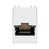 LPJD0713BFNL Conector Ethernet RJ100 vertical 1000/45 Base-T con imagen de pulgar LED verde/verde magnético 2