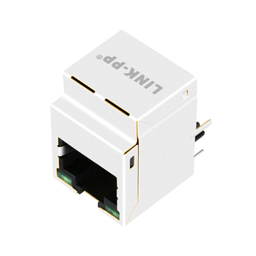 Halo HFJV1-1G01-L11RL Compatible LPJD0713BFNL 100/1000 Base-T Vertical RJ45 ethernet connector with magnetics Green/Green LED image 3