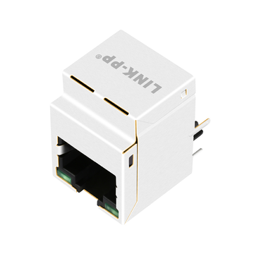 LPJD0713BFNL 100/1000 Base-T Vertical RJ45 ethernet connector with magnetics Green/Green LED image 3