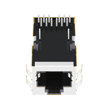 LPJM95282CNL 10G Base-T Single Port RJ45 POE+ Magnetic Jack Tab Up Without Led image 2