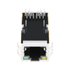 Halo HFJT1-10GHP-L21RL Compatible LPJM95282AGNL 10G Base-T RJ45 POE+ ethernet magjack Single Port Tab Up Yellow/Green Led thumb image 4