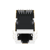 Halo HFJT1-10GH4PERL Compatível LPJMP96282CNL 10G Base-T RJ45 POE++ ethernet Magjack conector Tab Up Sem Led polegar imagem 3