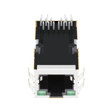 Halo HFJT1-10GH4PE-L11RL Compatible LPJMP96282AWNL 10G Base-T RJ45 POE++ ethernet Magjack connector With Green/Green Led Tab Up image 2