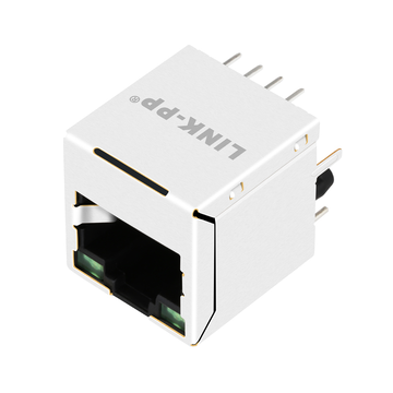 Belfuse SI-46006-F Совместимый с LPJD0012NFNL вертикальный RJ45 Ethernet-разъем RJ10 RJ100 для печатной платы, зеленый/зеленый светодиод, изображение 2