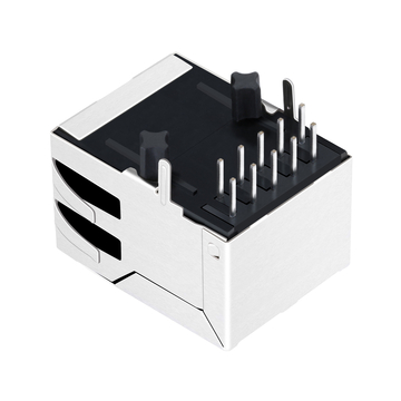 Halo HFJ11-E5G48ERL Совместимый с LPJQ4540-8CNL 5G Base-T RJ45 трансформатор, однопортовый, с фиксатором вниз, без светодиода, изображение 4