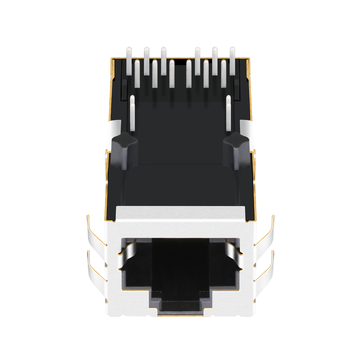 Halo HFJT1-5GHPRL互換LPJQ95282-8CNL 5G Base-T RJ45 PoE+統合コネクタモジュールシングルポートタブアップLEDなし画像2