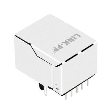 Совместимость с ARJM11D7-114-NN-CW2 LINK-PP LPJ16277DNL 10/100 Base-T Однопортовый RJ45 POE трансформаторный разъем, вкладка вверх, без светодиода, изображение 4
