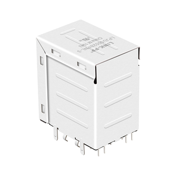 WE 7497010211A Compatible LINK-PP LPJU5002BPNL-3 10/100 Base-T Tab Up Green/Yellow LED with DUAL USB Modular Connector RJ45 image 5