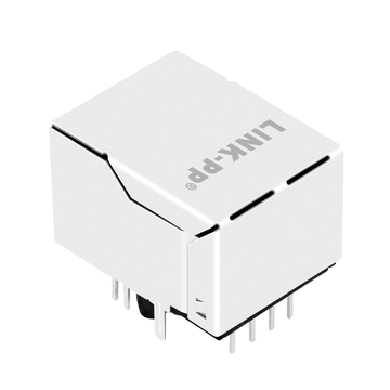 Разъем Pulse JXD1-0045NL, совместимый с LPJE501NFNL, однопортовый модульный RJ45, без магнитов, с зеленым/зеленым светодиодом (изображение 3).