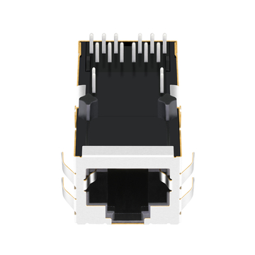 Halo HFJT1-5GH4PRL Compatible LPJQP95282-8CNL 5G Base-T RJ45 PoE++ Integrated Magnetic Connector Single Port Tab Up Without Led image 2