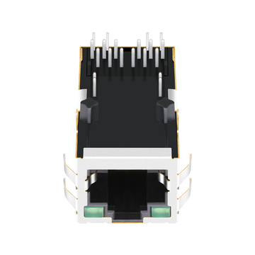 LPJQP96282-8AWNL 5G Base-T RJ45 PoE++ Magnetstecker, Hersteller, Einzelport, Lasche nach oben, grüne/grüne LED, Bild 2