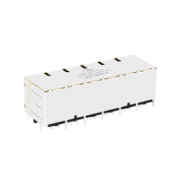 LPJG67537A47NL 1000 Base-T Gigabit rj45 2x6 portas tomadas magnéticas LEDs amarelos e verdes / amarelos e verdes