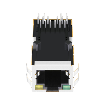 Совместимость с Halo HFJT1-E1G20C3-L12RL, LPJK4071AHNL, 100/1000 Base-T, встроенный разъем RJ45 FastJack для печатной платы, порт 1x1, вкладка вверх, зеленый/желтый светодиод, изображение 2