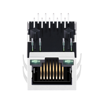 Совместимый с Halo HFJ11-E1G11E-L11RL разъем RJ45 Ethernet для печатной платы LPJG4826-8GFNL, трансформатор LAN, зеленый/зеленый светодиод, вкладка вниз, один порт, изображение 4