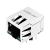 LPJG4826-8GFNL 100/1000 Base-T Gigabit RJ45 Magjack Tab Down สีเขียว/ไฟ LED สีเขียว (ภาพประกอบ 1)