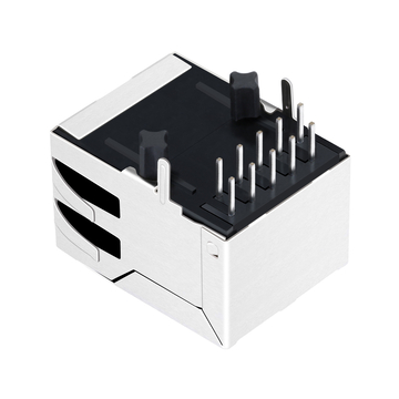 Halo HFJ11-1G46ERL Совместимый с LPJG0918-8CNL 1000 Base-T Экранированный промышленный RJ45 1x1 разъем без светодиодной индикации (изображение 4)