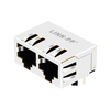LPJG26926-8CNL 1000 Base-T 1x2 Port RJ45 Magjack Tab Down Without LED thumb image 1