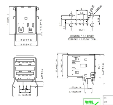 LINK-PP LPUSB2201 USB-A-D-RA