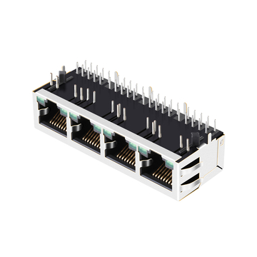 halo hfj14-1g11er-l11rl compatible link-pp lpjg46826-8afnl 100 1000 base-t rj45 1x4 gigabit magjack green green led tab down image 2