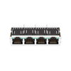 Halo HFJ14-1G11ER-L11RL Compatible LINK-PP LPJG46826-8AFNL 100/1000 Base-T RJ45 1x4 Gigabit Magjack Green/Green LED Tab Down thumb image 3