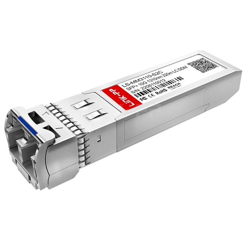 Fortinet FS-TRAN-SFP+LRM Compatible LS-MM3110-S2C SFP+ 10GBASE-LRM 1310nm 220m Duplex LC/UPC MMF/SMF Optical Transceiver Module DOM