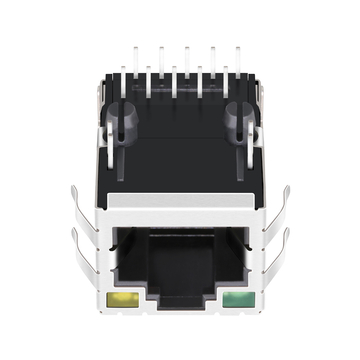 LPJ16801AENL 10/100 Base-T RJ45 POE магнитный разъем, вкладка вверх, зеленый/желтый светодиод, изображение 5